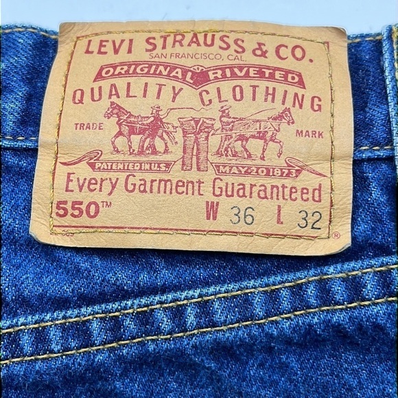 Levi’s 550 Vintage Relaxed Fit Size 36 x 32 - Picture 10 of 16